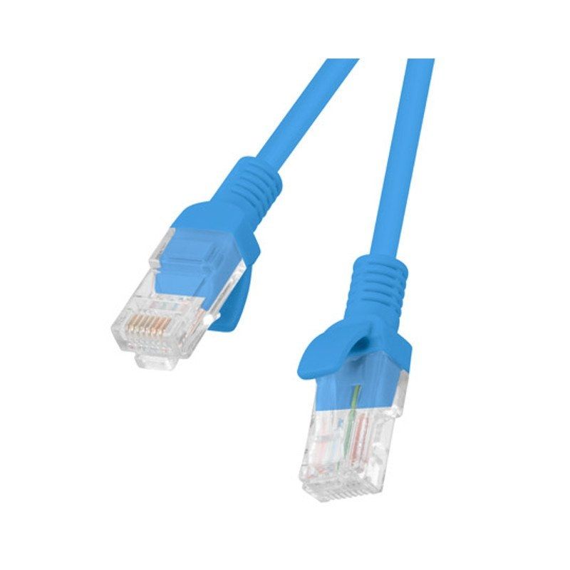 Latiguillo de red lanberg pcu6-10cc-0300-b - rj45 - utp - cat 6 - 3m - azul