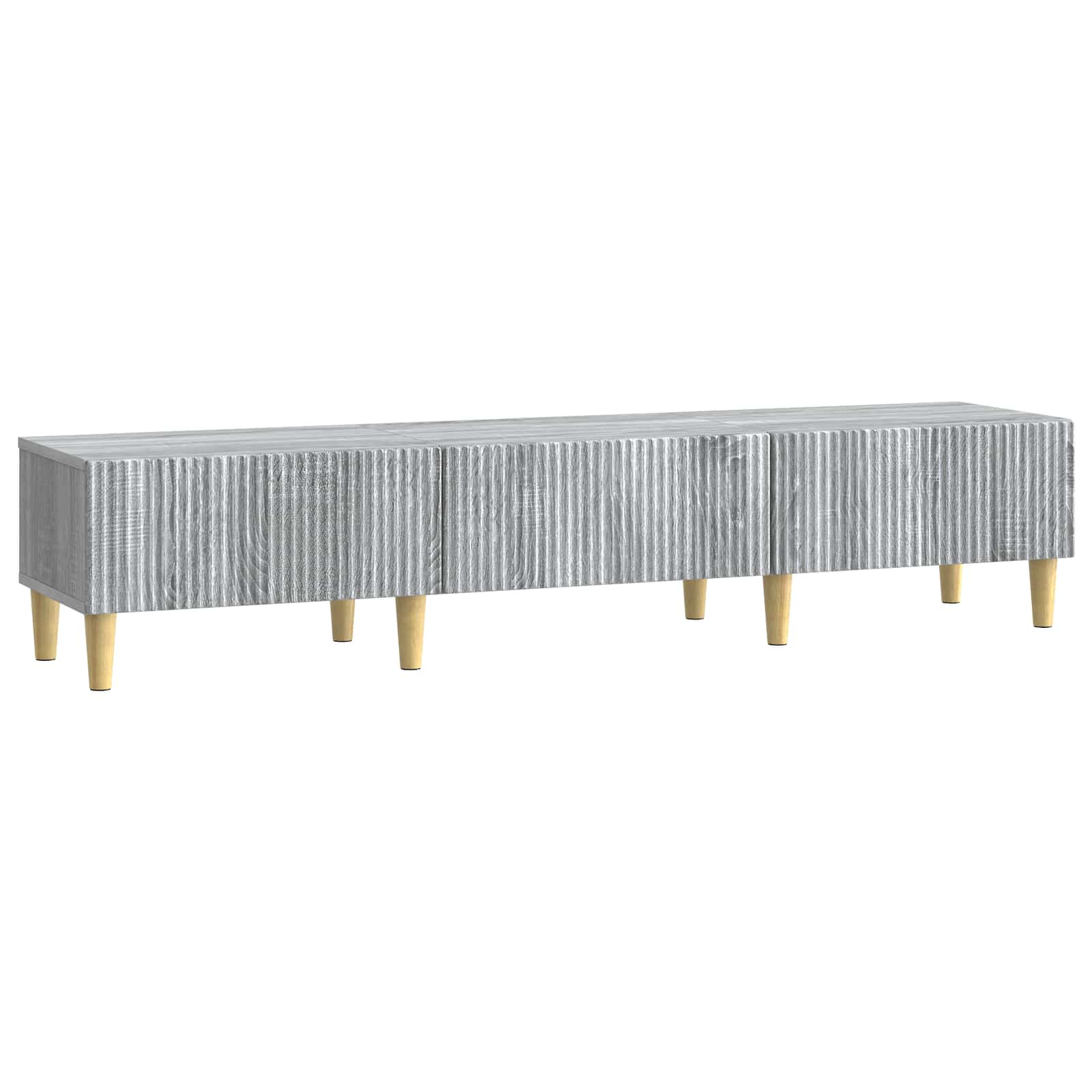 vidaXL Mueble de TV con cajón 147 x 34,5 x 30 cm Madera de Ingeniería Multicolor