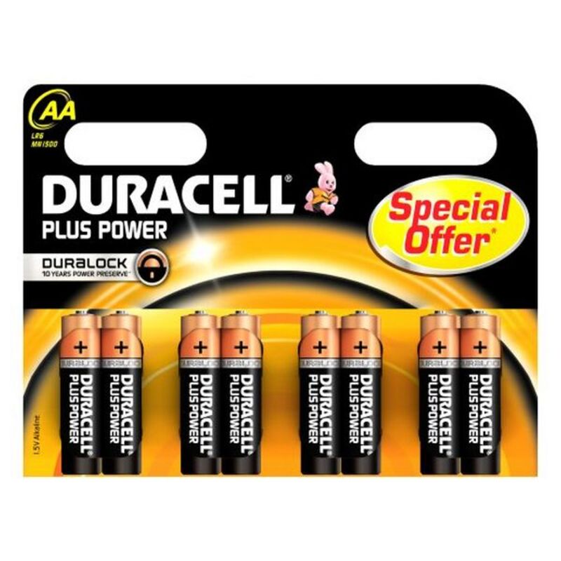 Pile DURACELL LR20 D x2 piles PLUS DURACELL en multicolore