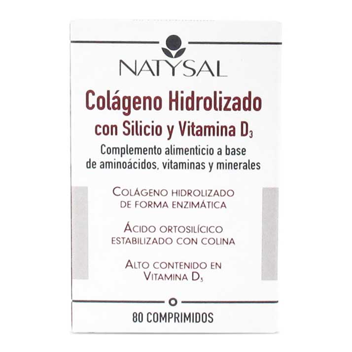 Natysal Colageno Con Silicio Vit D-3  80 Comprimidos