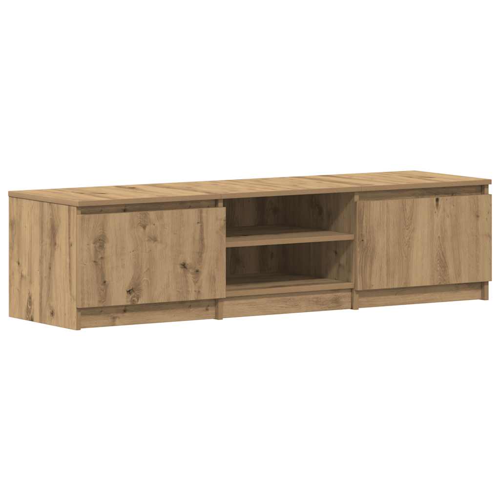 vidaXL Mueble de TV madera de ingeniería 140x40x36 cm Multicolor