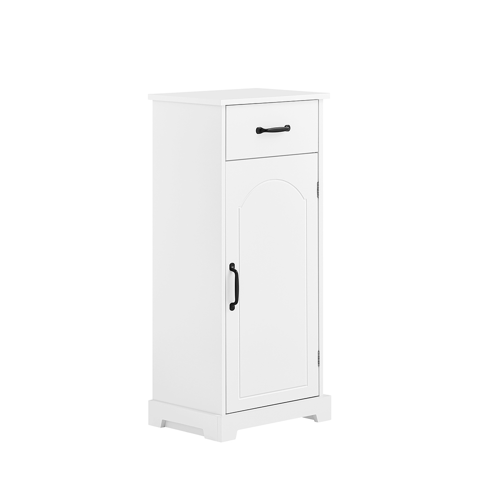 SoBuy Mueble Baño Bajo con Lavabo, Blanco, MDF, 103x43x13 cm
