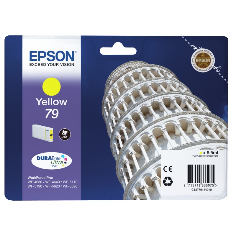 Epson - Tower of Pisa Cartucho 79 amarillo C13T79144010