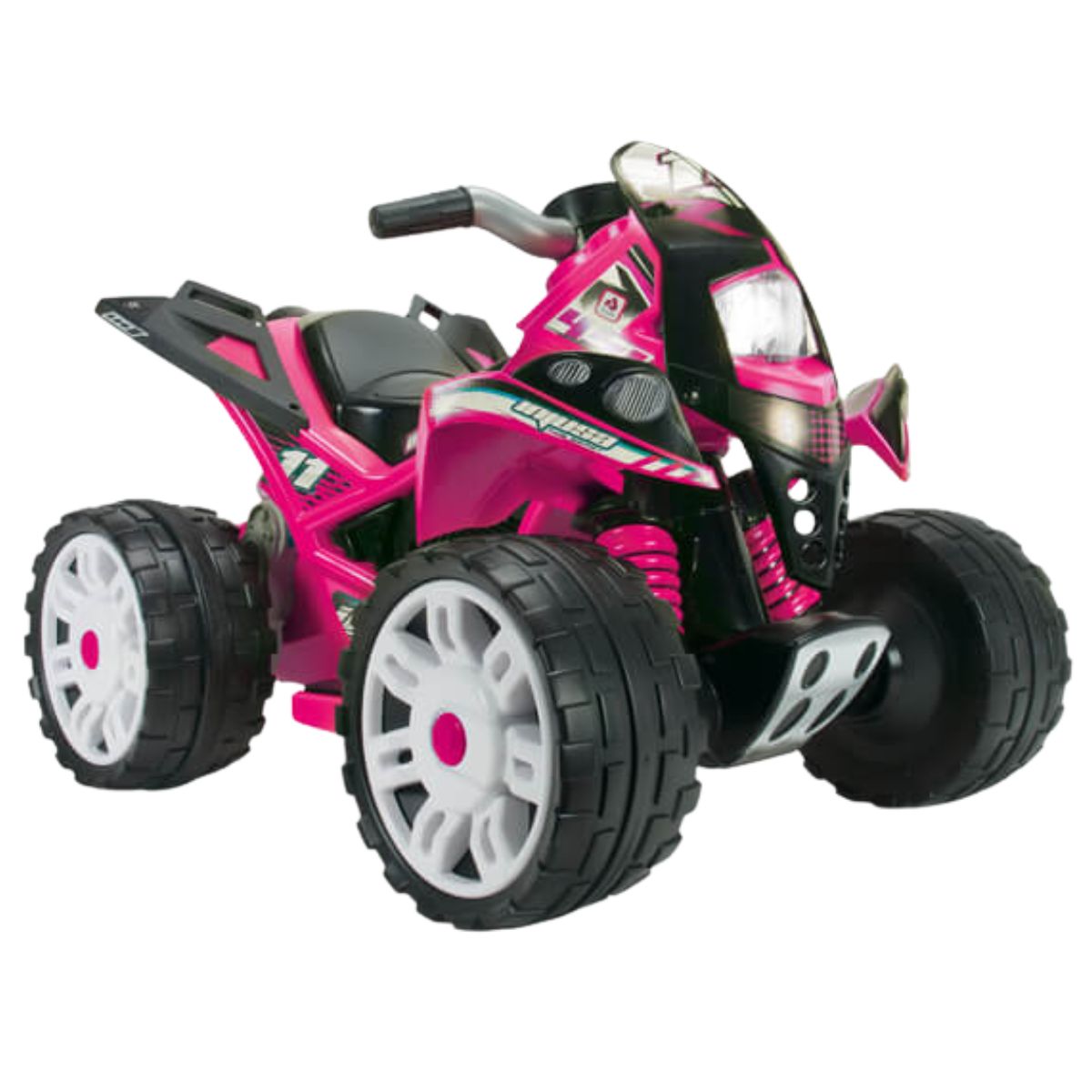 Injusa Quad Eléctrico Infantil The Beast 12V para Niños 2-4 Años con Ruedas Anchas | Marcha Atrás | Pedal Acelerador | Velocidad Máx. 6 km/h | Licencia Spidey, Repsol