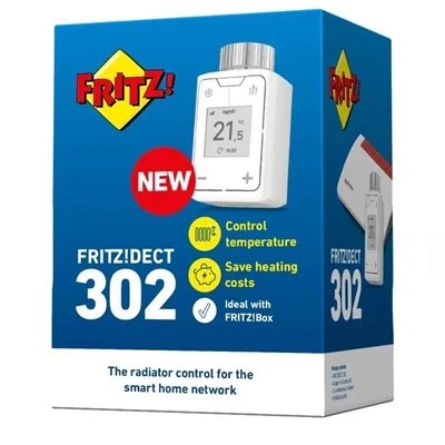 Calefactor válvula de control para radiador Fritz 20003070  | Blanco, elemento calefactor radiador