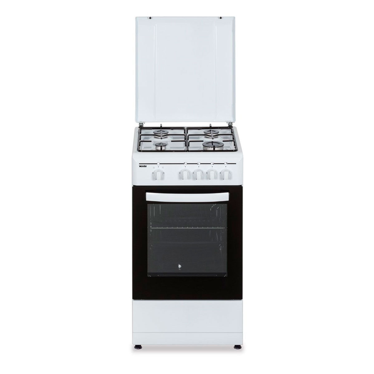 Cocina eléctrica CC-V350G Infiniton vitrocerámica+horno eléctrico 48L  blanco/negro 85,5x50x56,5 cm