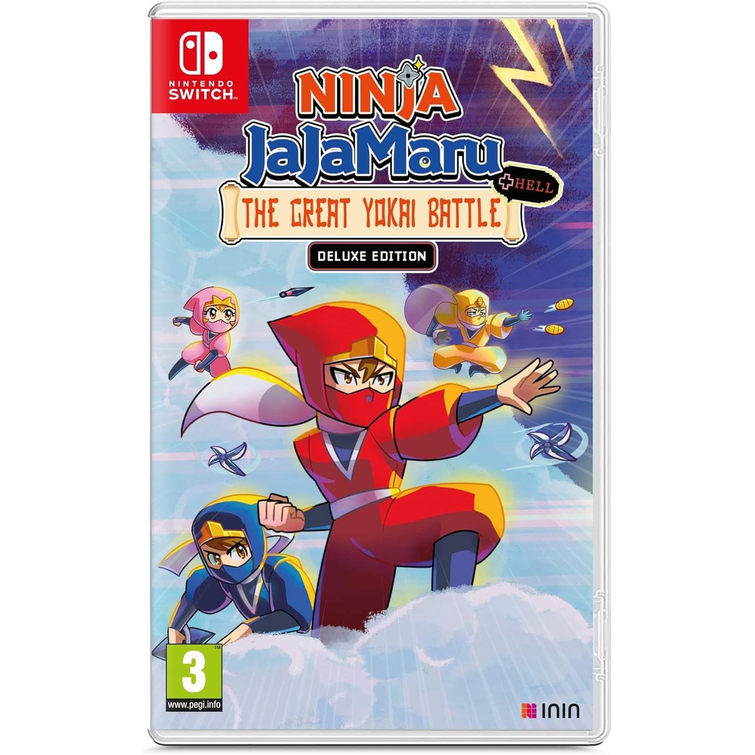 Ninja JaJaMaru The Great Yokai Battle + Hell Deluxe Edition Juego para Consola Nintendo Switch