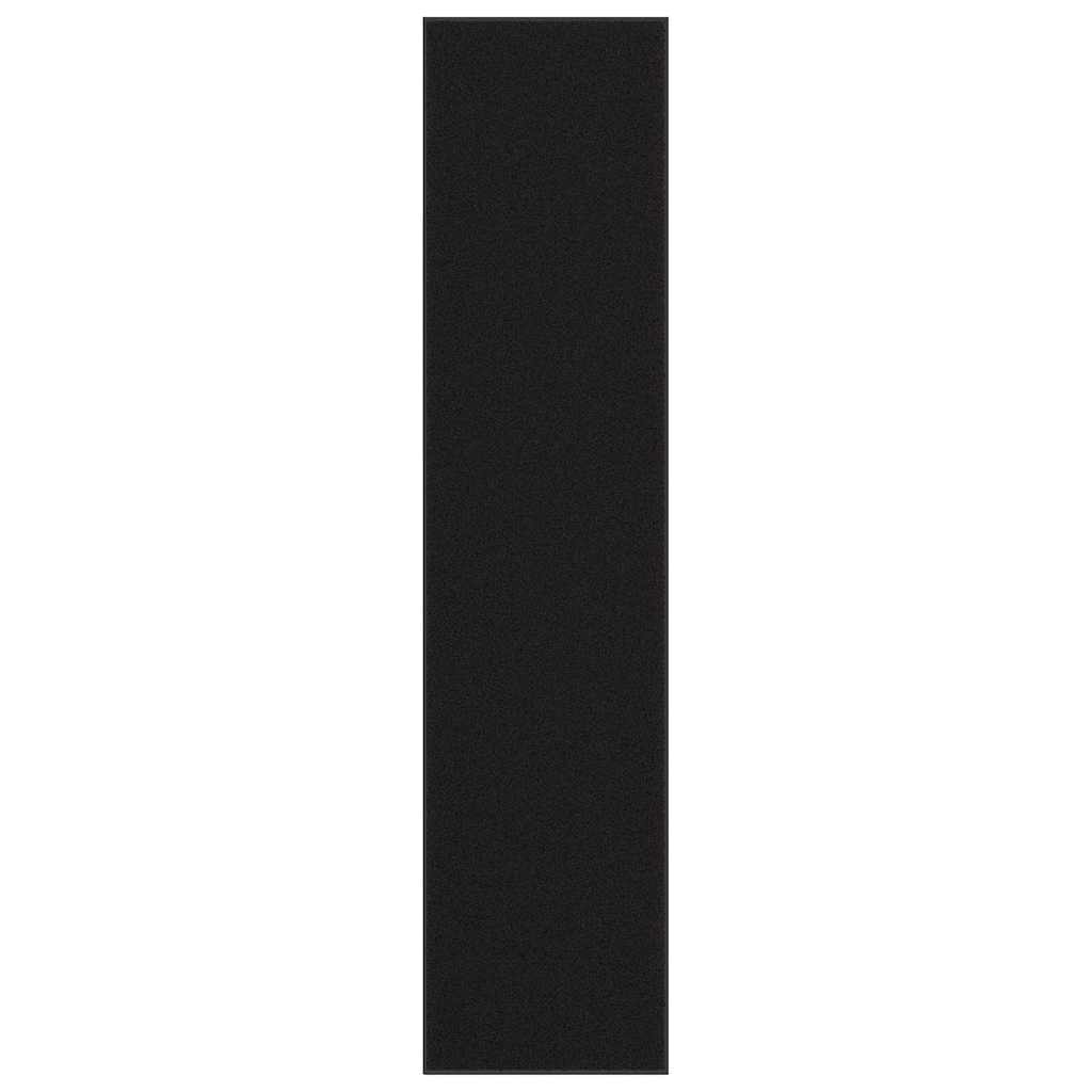 vidaXL Felpudo negro 115x500 cm