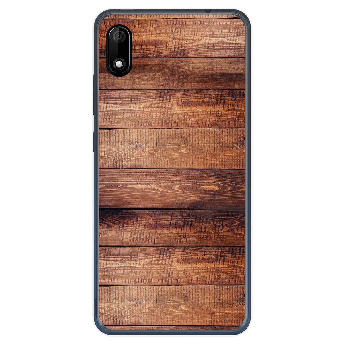 Tumundosmartphone Funda Gel Tpu para Wiko Y70 diseño Madera 02 Dibujos