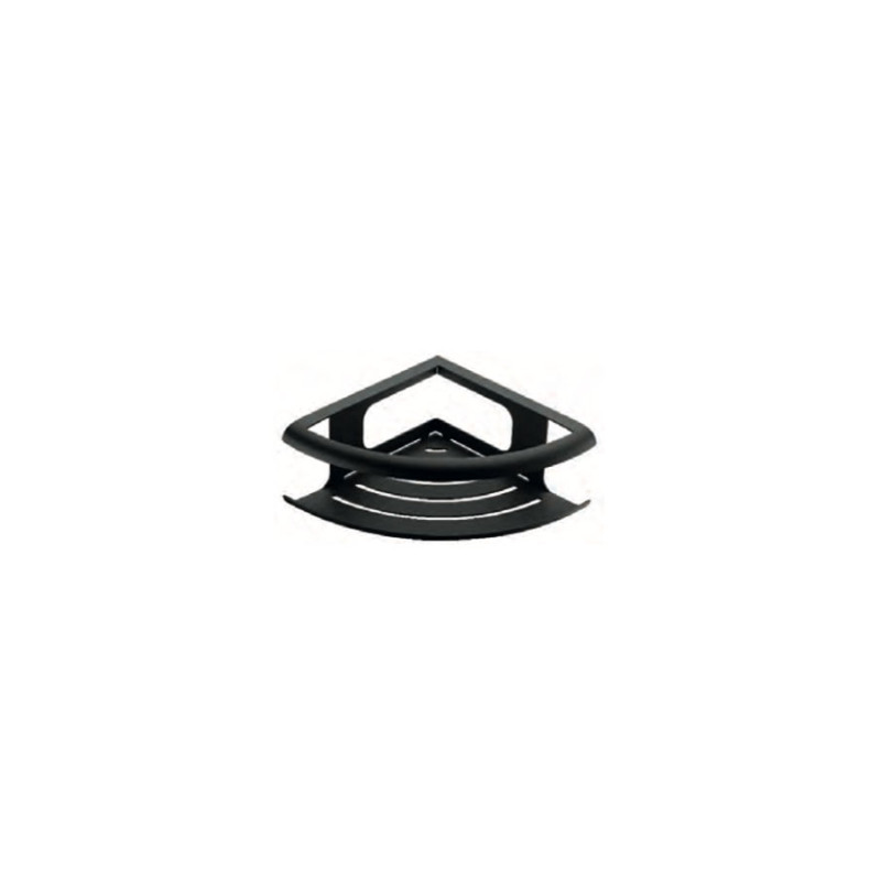 Imex Dhanu ADH010/NG jabonera de rincón diseño moderno acero inoxidable S304 acabado negro mate
