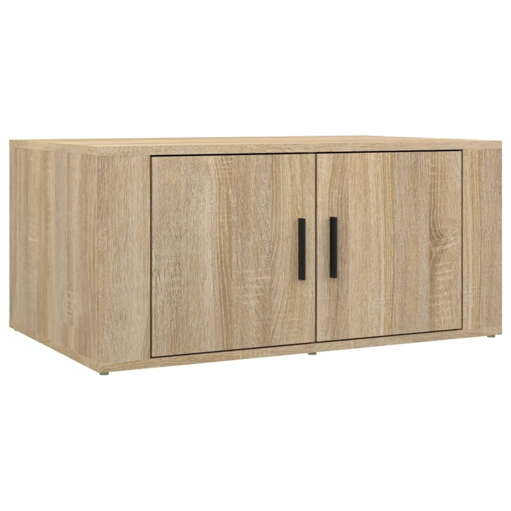 Vidaxl Mesa de Centro Madera Contrachapada 80x50x36 Cm Blanco