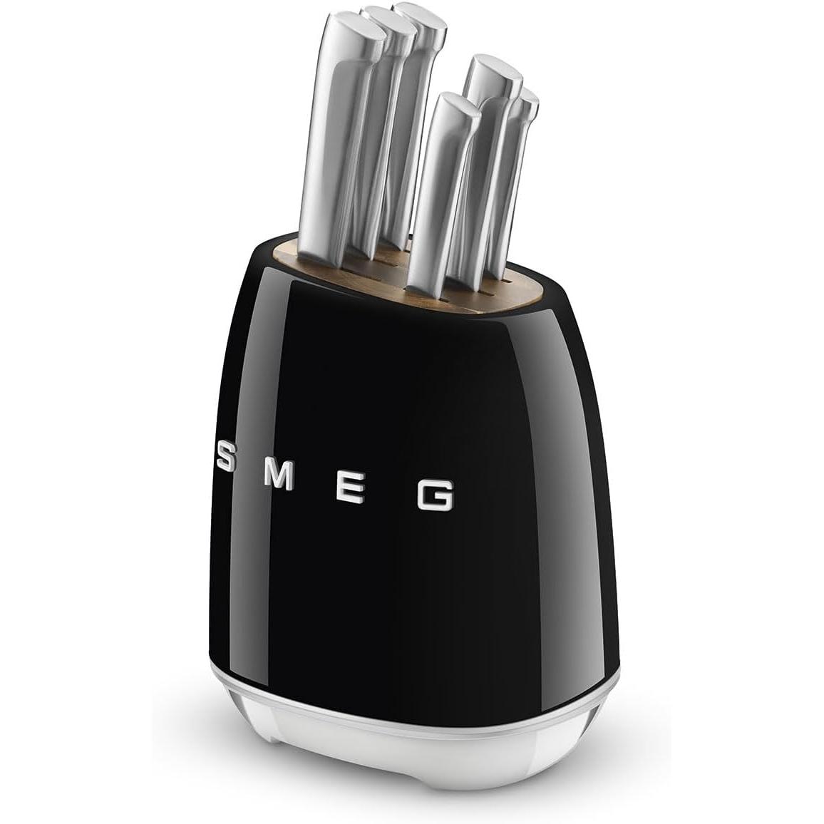 Bloque de cuchillos 50's Style, Black/Crema