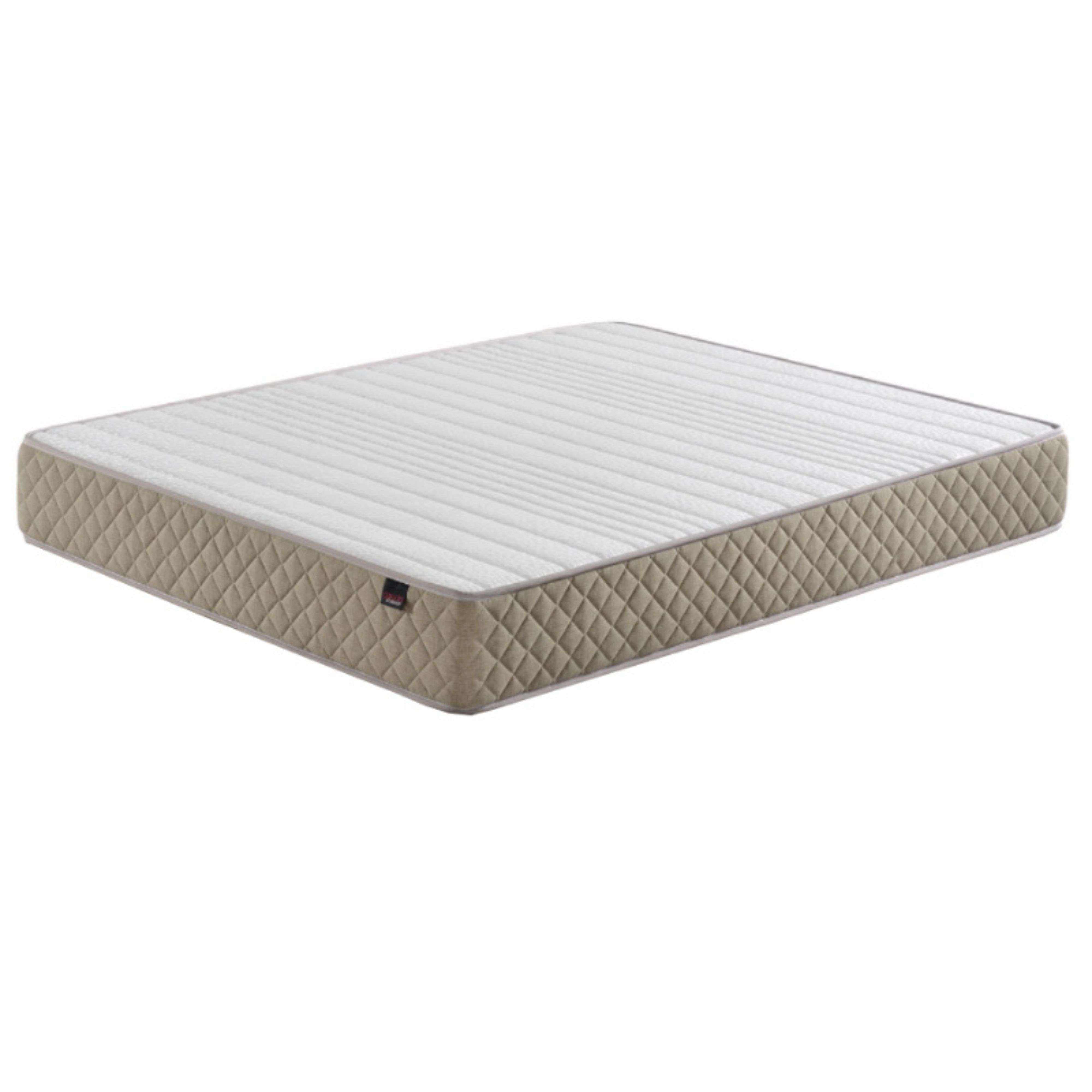 Miroytengo Colchón Altamente Transpirable de Firmeza Media Nucleo Flexible Fibras Naturales  15-16 cm de Altura con Varias Medidas
