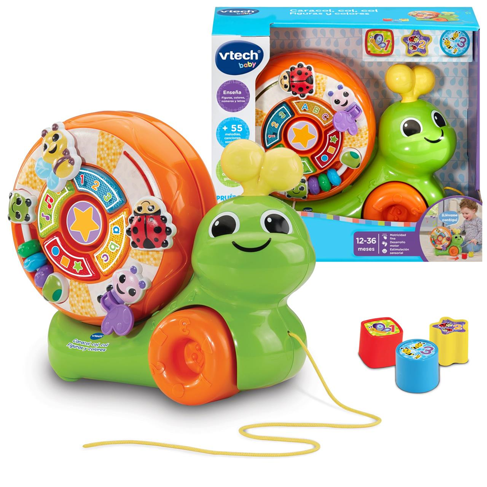 Caracol, col, col Figuras y colores (Vtech 80-572222)