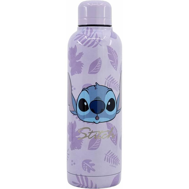 BOTELLA DE AGUA STITCH REUTILIZABLE TÉRMICA ACERO INOXIDABLE CON DOBLE AISLAMIENTO 515 ML DE STOR