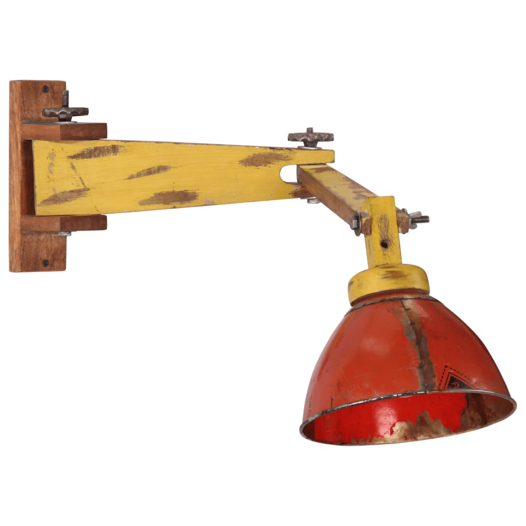 vidaXL Lámpara de pared 25 W E27 Color Blanco,  antique brass,  Multicolor y mas