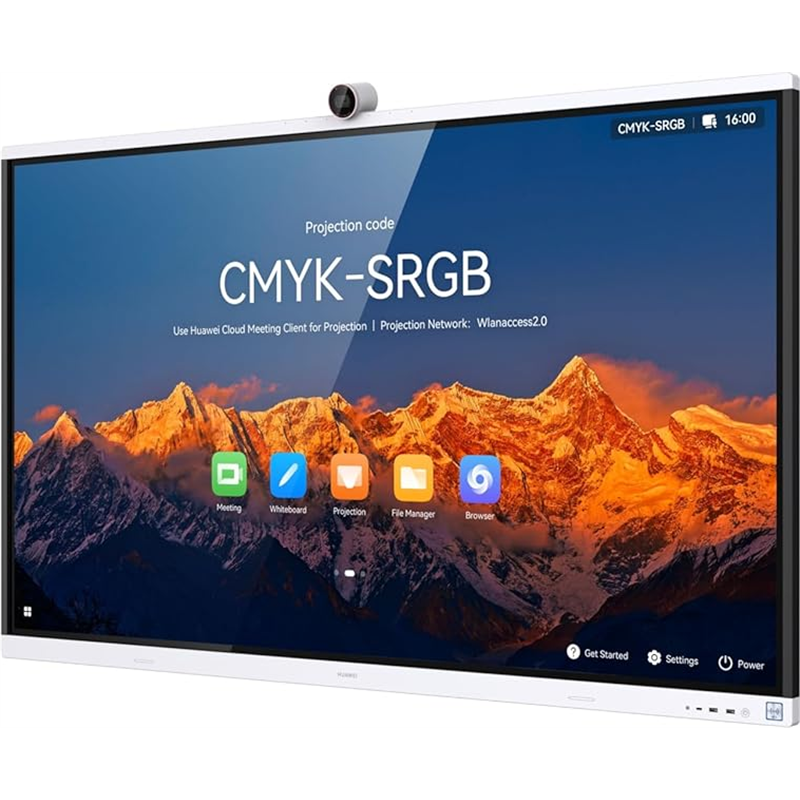 Huawei Ideahub S2, IHS2-75SA, Dispositivo de colaboración inteligente Pantalla infrarroja de 75 pulgadas, Blanco jade