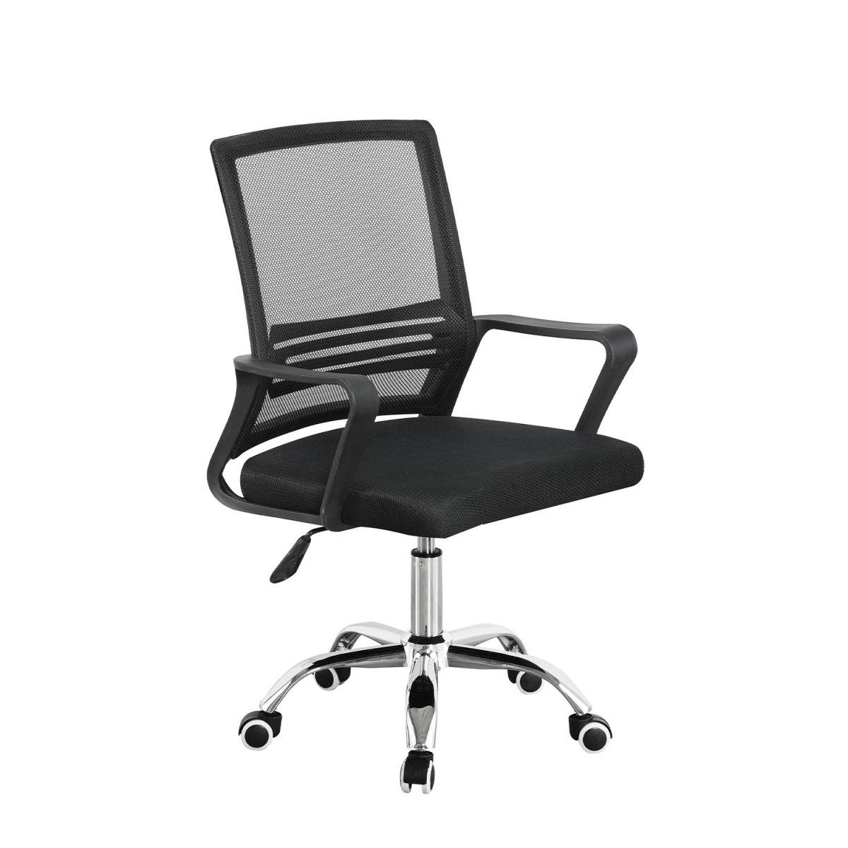 Regalos Miguel - Silla de Oficina Negra Funzi - Máxima Ergonomía - Ideal para Escritorio y Gaming
