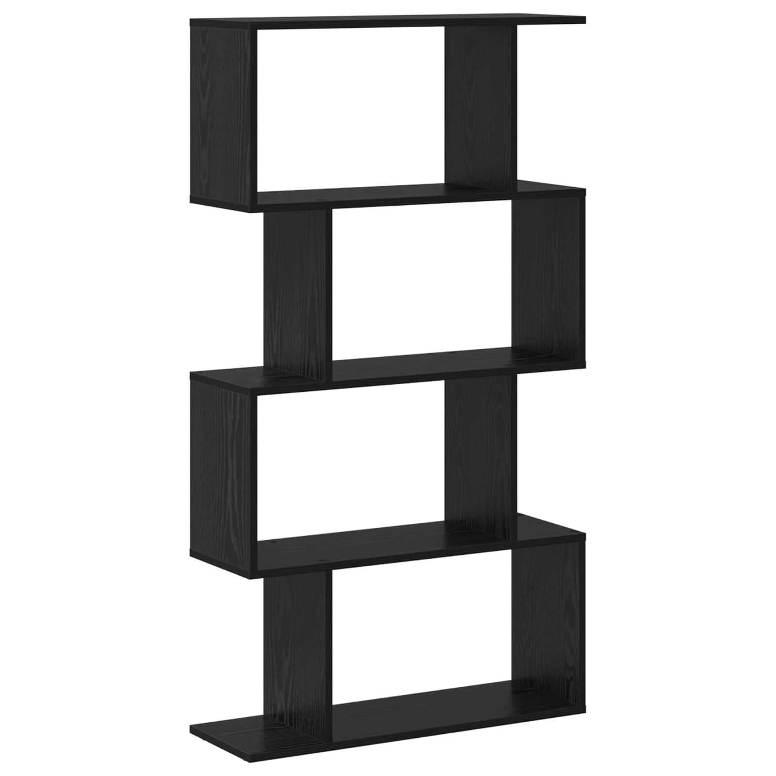 vidaXL Librería divisora 4 niveles madera 70x24x129 cm Multicolor