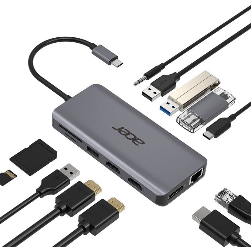 Acer docking hub type-c 12 en 1