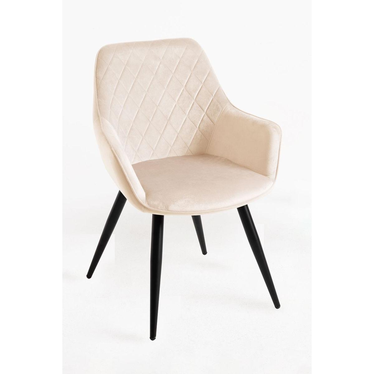 Regalos Miguel - Sillas Comedor - Silla Kres Terciopelo - Beige