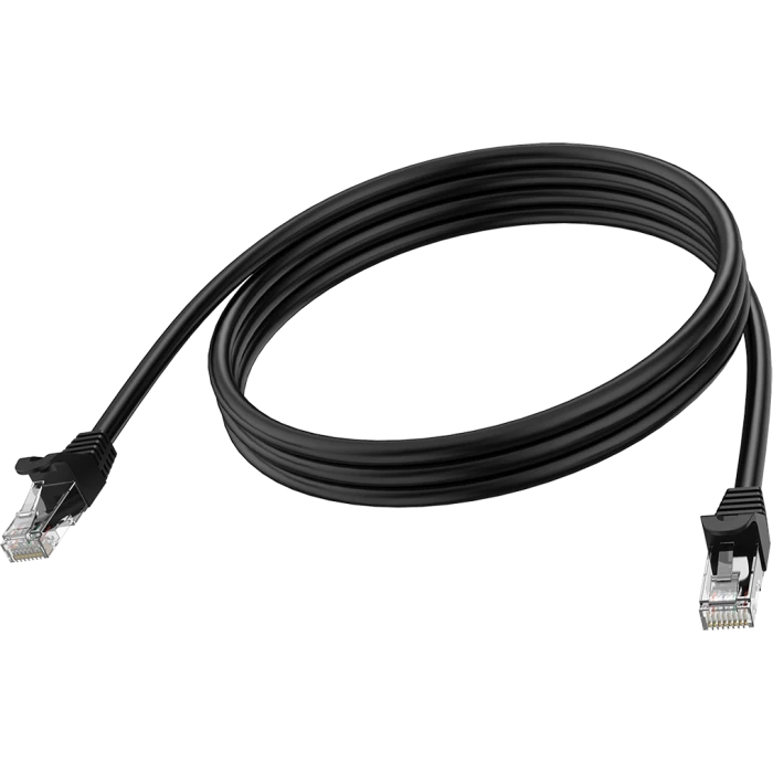 Vision 2m black cat6a stp cable