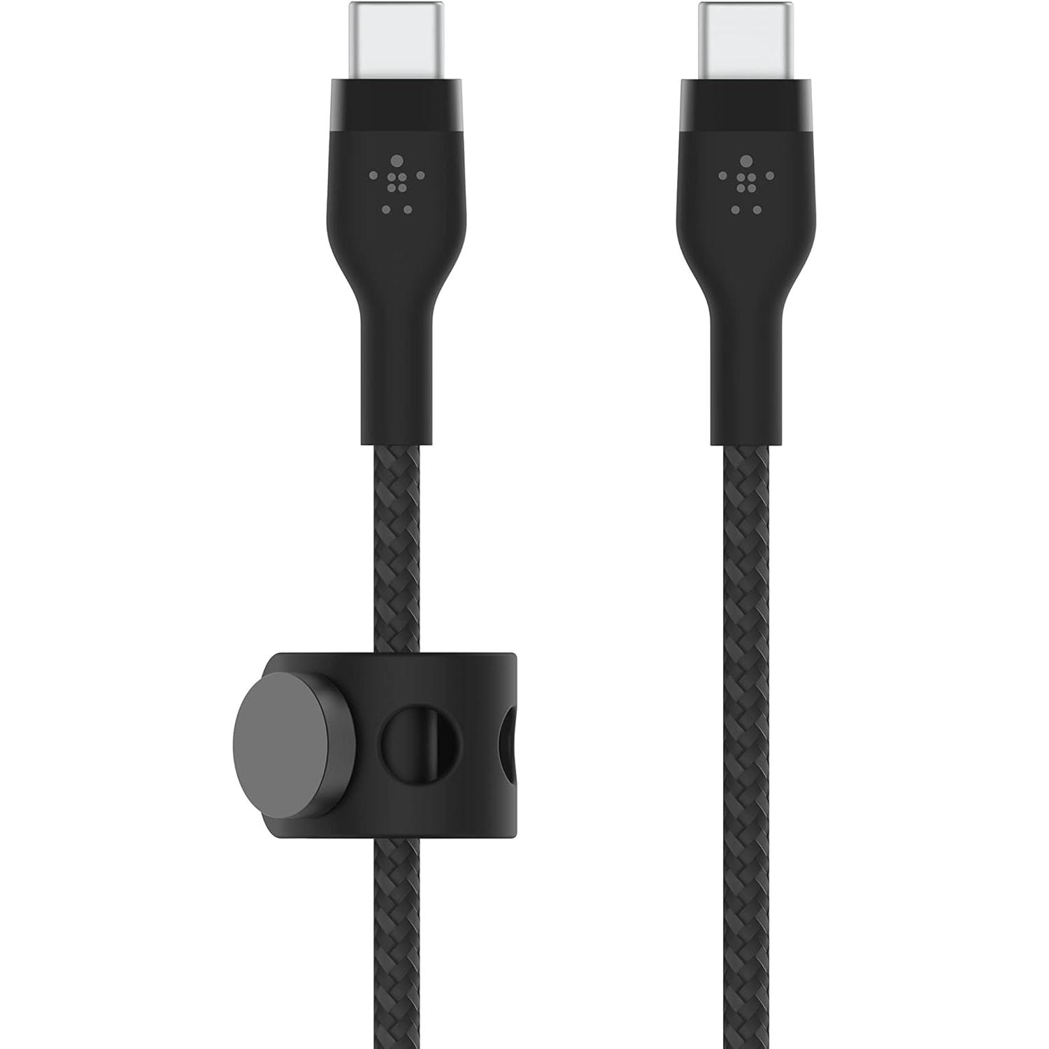 Belkin Flex USB-C/USB-C till 60W 1m, black CAB011bt1MBK
