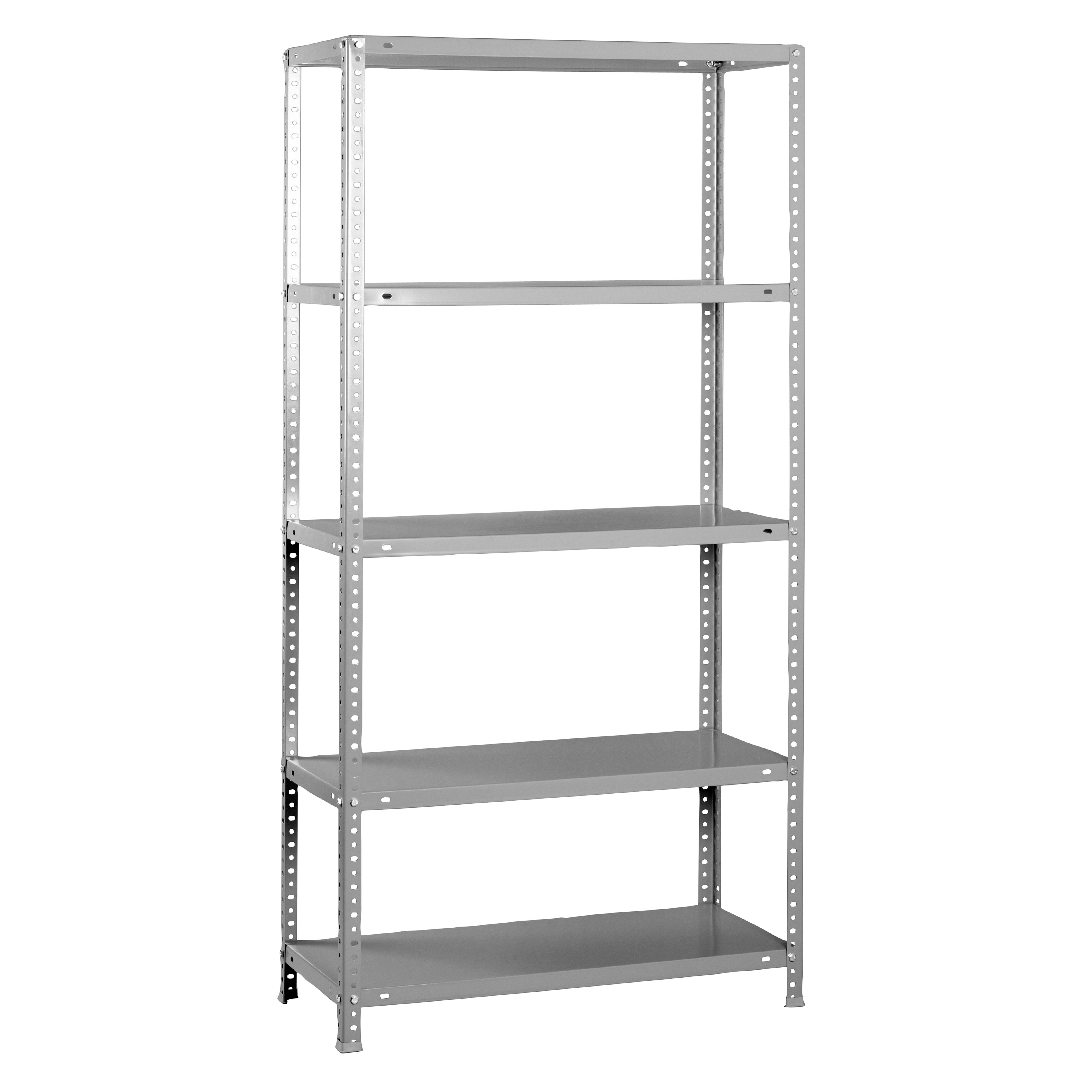 SimonRack Estanteria Metalica Almacenaje de Acero, 1800x800x300 mm, 5 Baldas, Soporta 100 kg de Punto Flexión por balda, Gris - Simon Classic