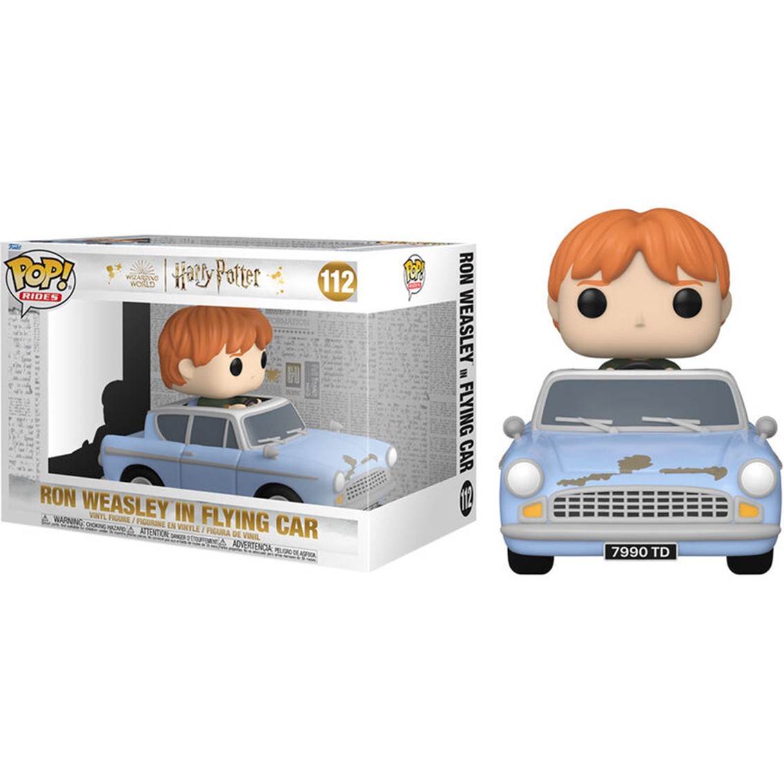 FUNKO Figura Pop Harry Potter Ron Weasley In Flying Car 9cm