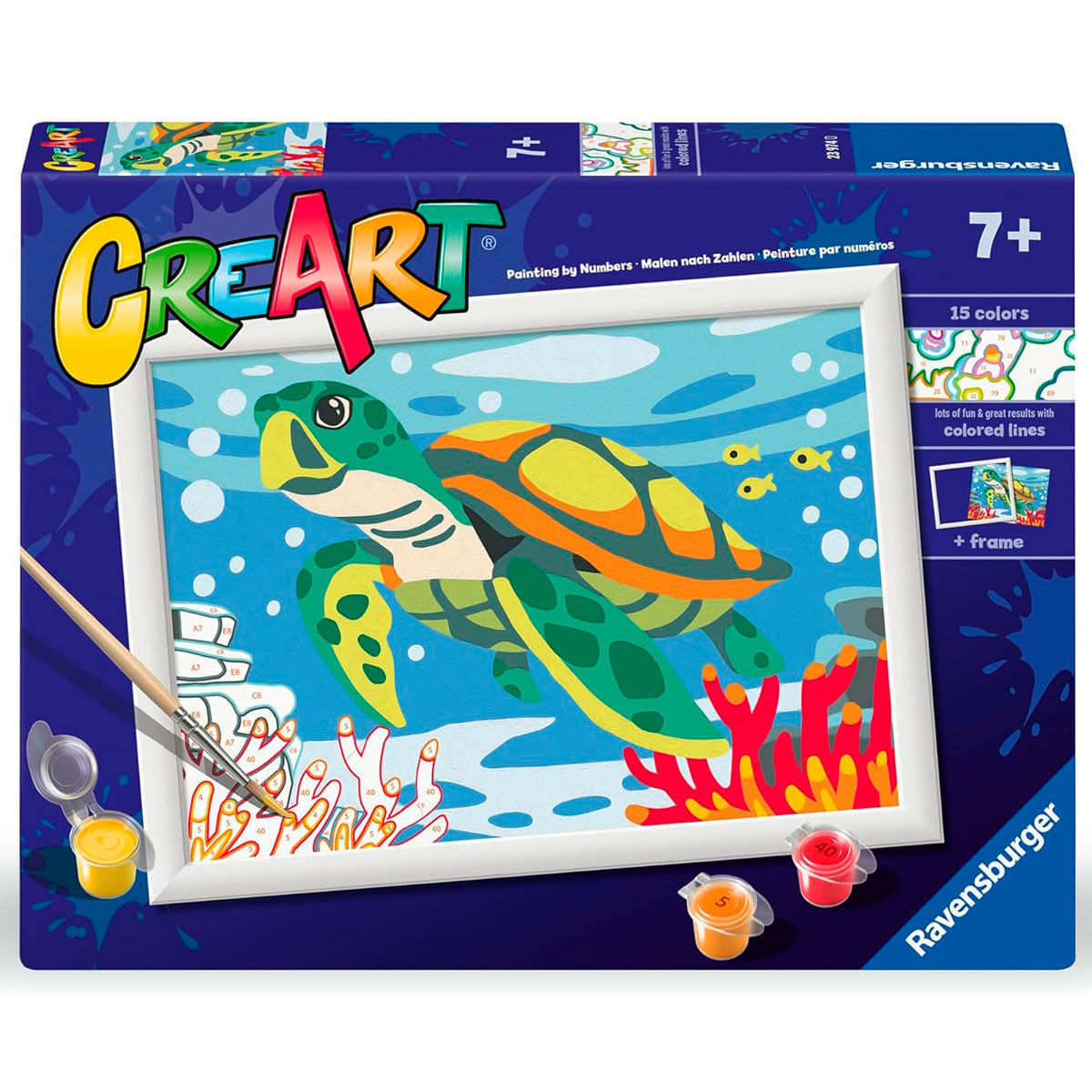 CreArt Pintar x Números Tortuga
