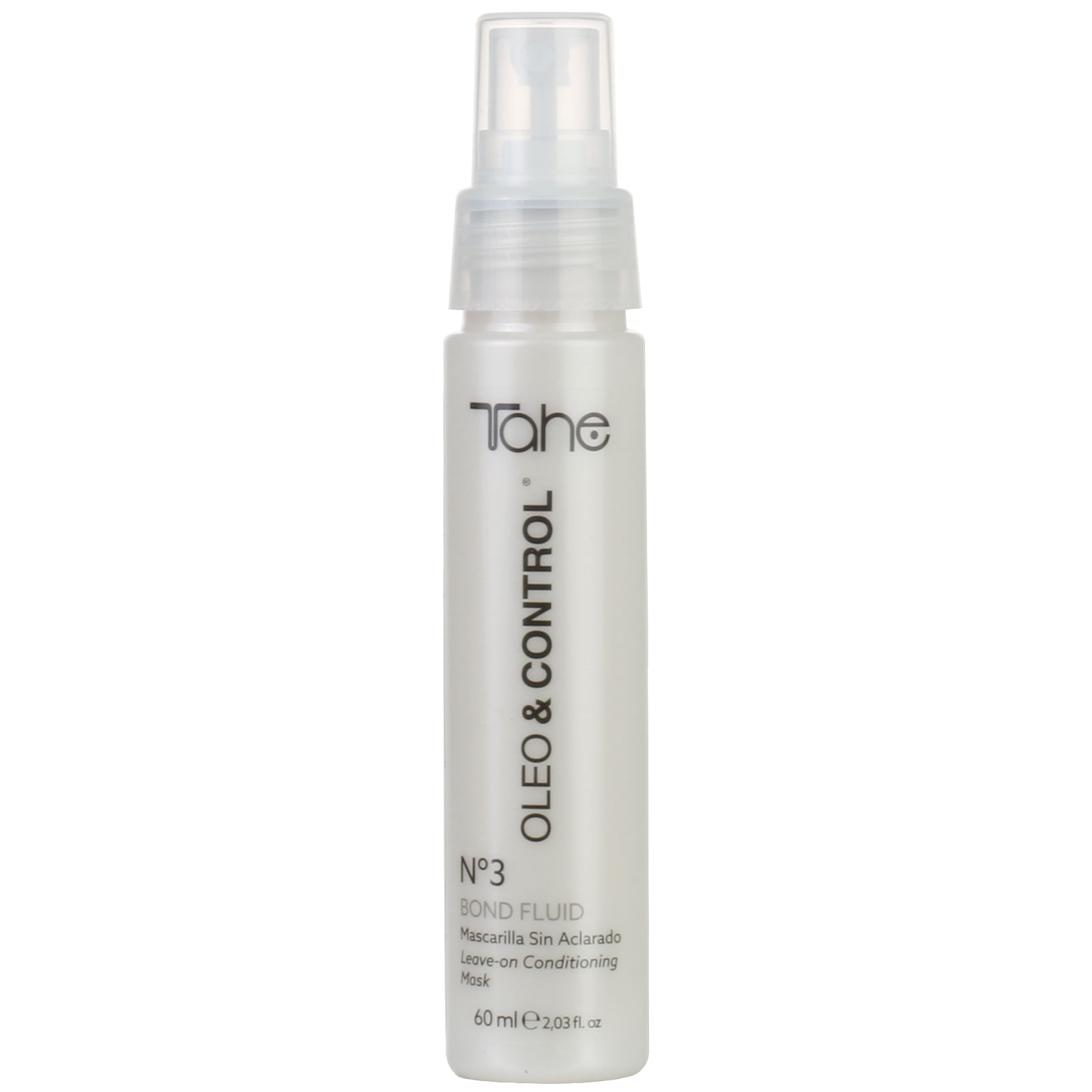 Tahe Oleo & Control Mascarilla protectora sin aclarado con Tecnología Plex Bond Fluid Nº3, 60 ml