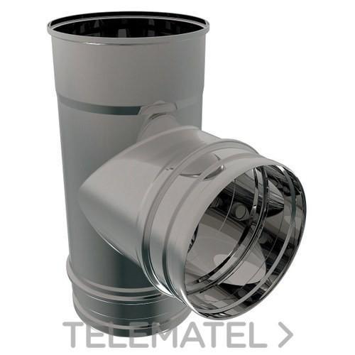 Te 90º sin tapa 100 simple pared 4022163 schutz