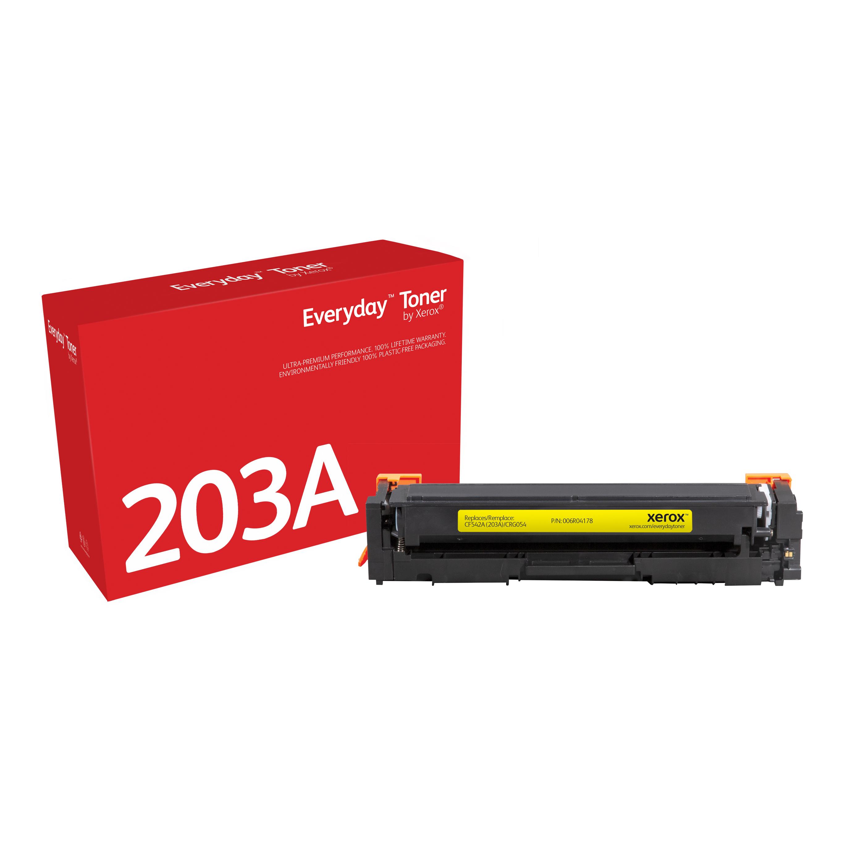 Compatible Everyday Tóner Amarillo Equivalente a CF542A/CRG-054Y para HP LaserJet MFP M280, HP Laser