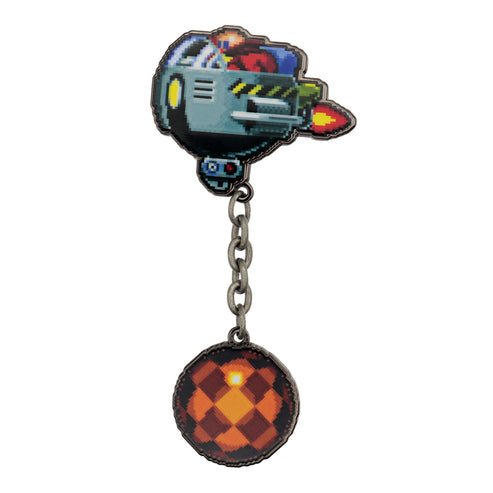Pin Encadenado Dr. Eggman Egg Mobile Sonic The Hedgehog Edición Limitada Fanattik