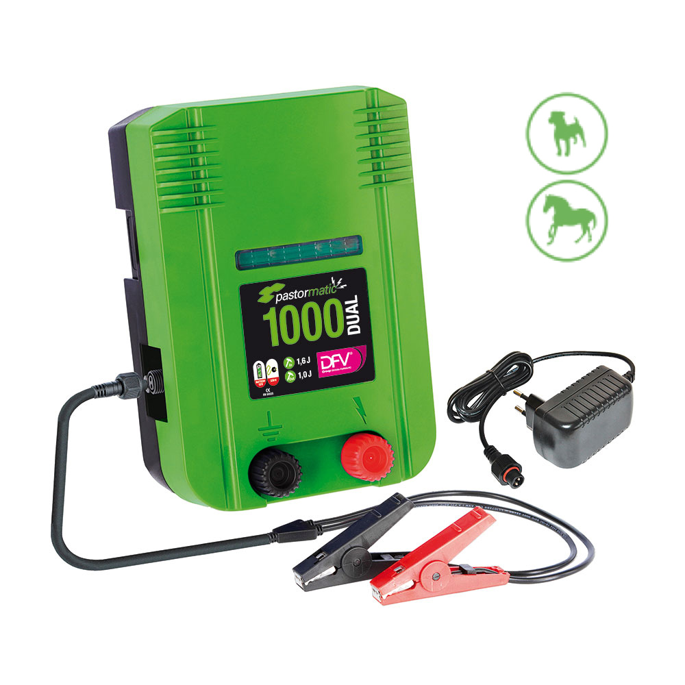 Pastormatic Pastor 1000 Dual 230v 12v - Pastor Eléctrico para Cercas de Hasta 10km