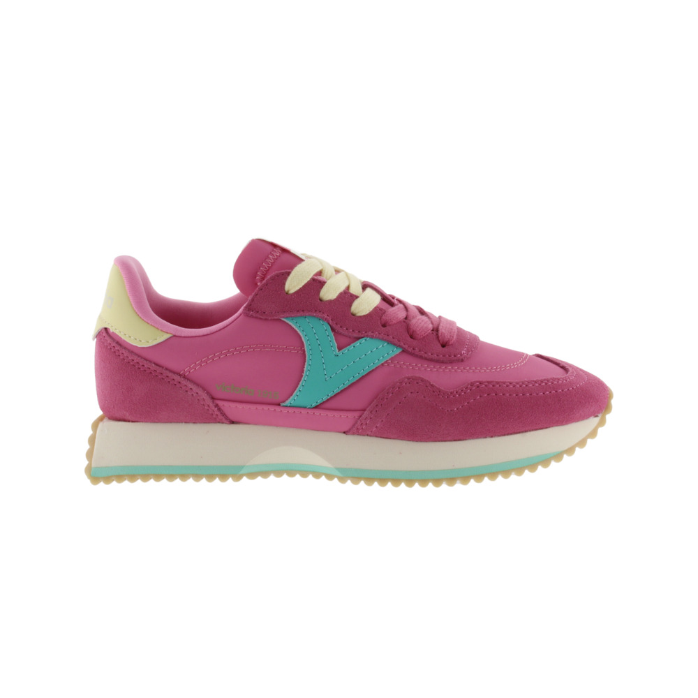 Victoria Cosmos Zapatillas multicolor de nylon con piezas de serraje al tono y suela en sierra 1134117