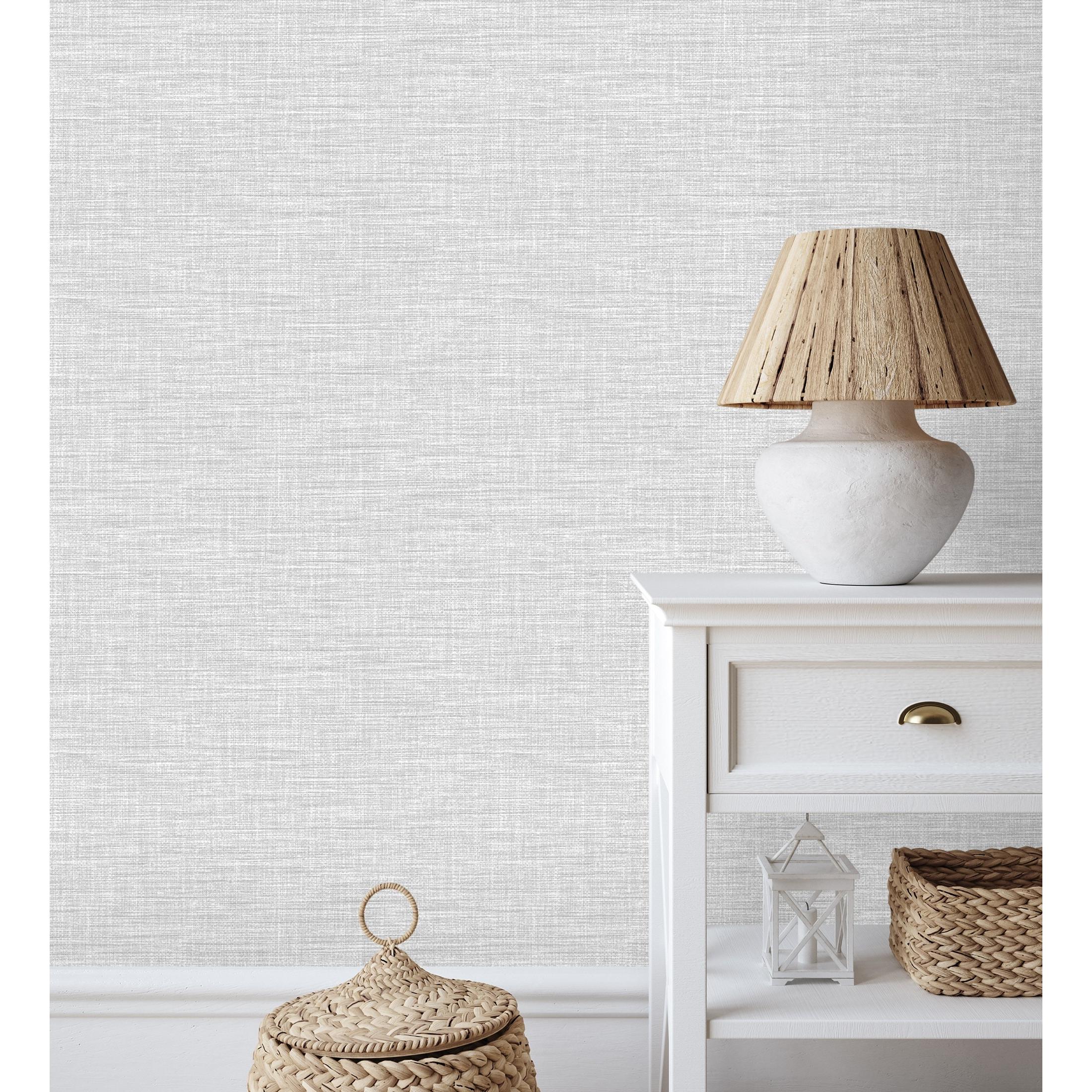 Papel pintado vinílico ecológico de fibra vegetal tejida textura en relieve - Portland House 680638 de GAULAN - Rollo de 10 m x 0,53 m