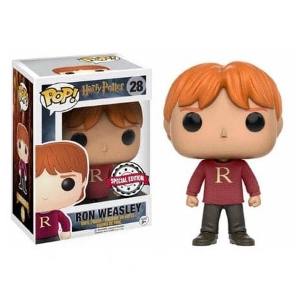 Funko Ron Weasley Exclusivo Jersey JAcket Sweater H  Harry Potter  28 figura