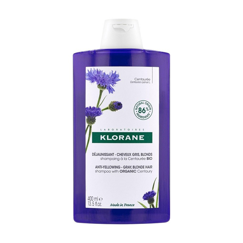 Klorane Champú A La Centaurea Bio Reflejos Plateados 400ml