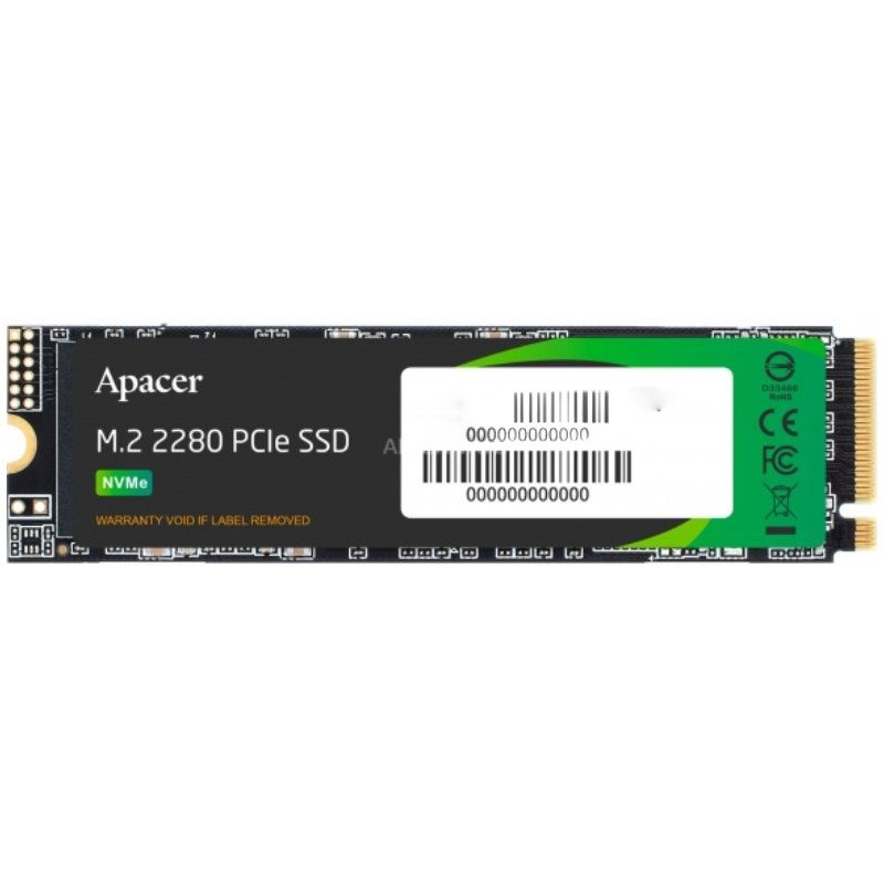 Disco ssd apacer as2280p4x 1tb/ m.2 2280 pcie