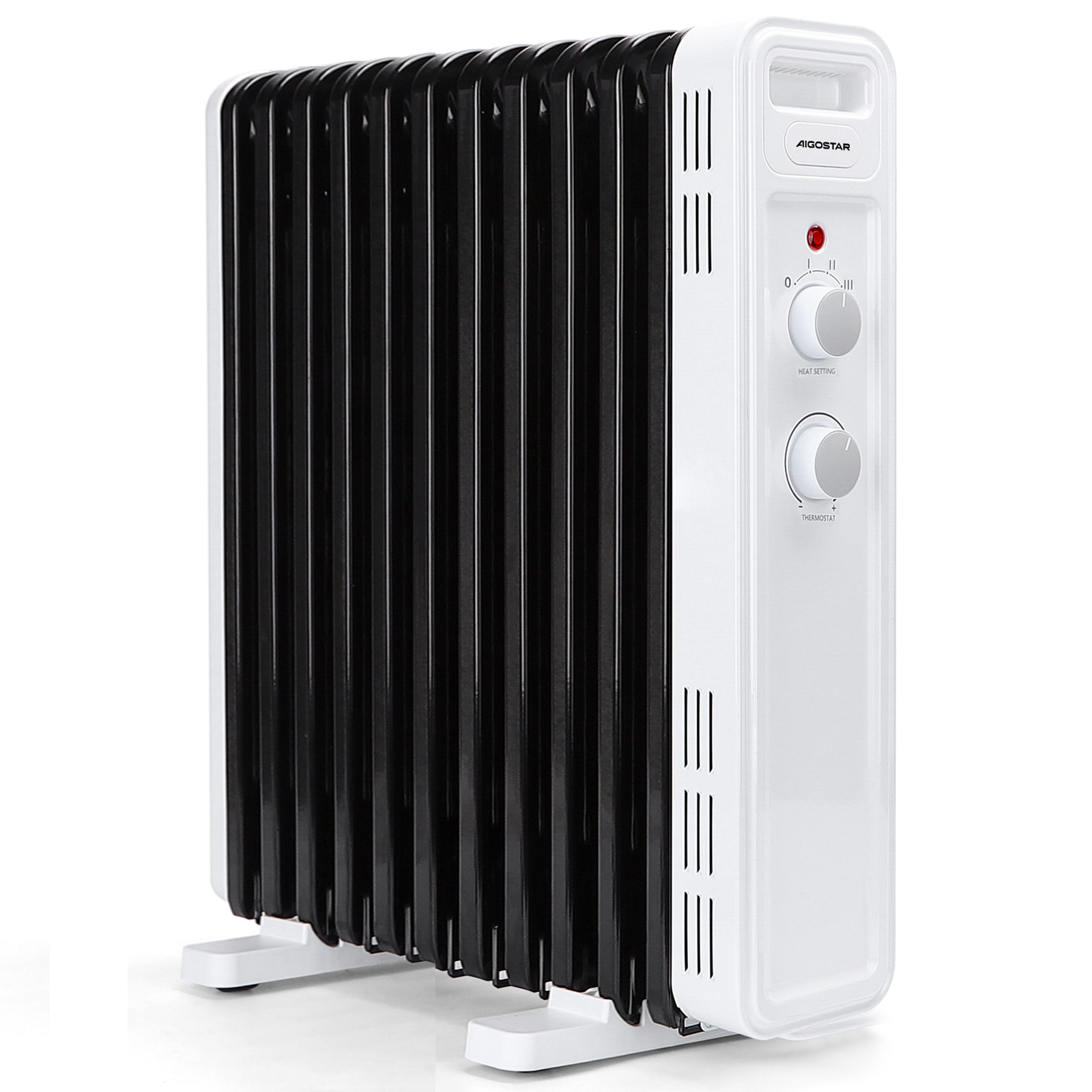  Radiador de convector eléctrico de 1800 W con termostato  ajustable y protección contra sobrecalentamiento Calefacción de habitación  con 3 ajustes de calor : Hogar y Cocina