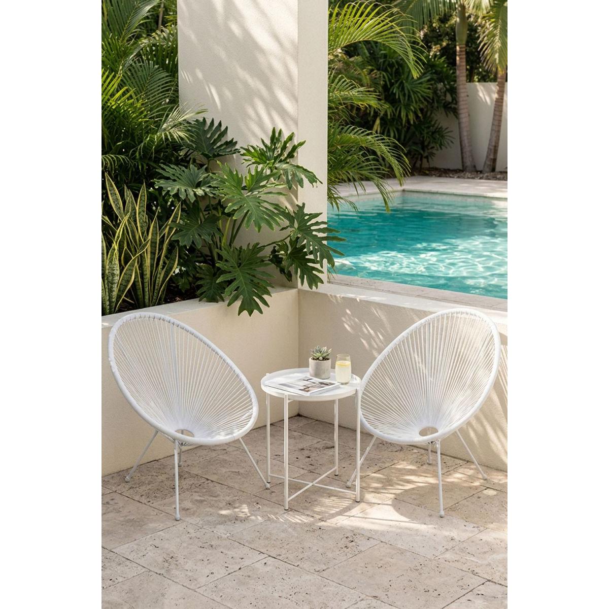 Regalos Miguel - Sillas - Silla Karibic - Blanco