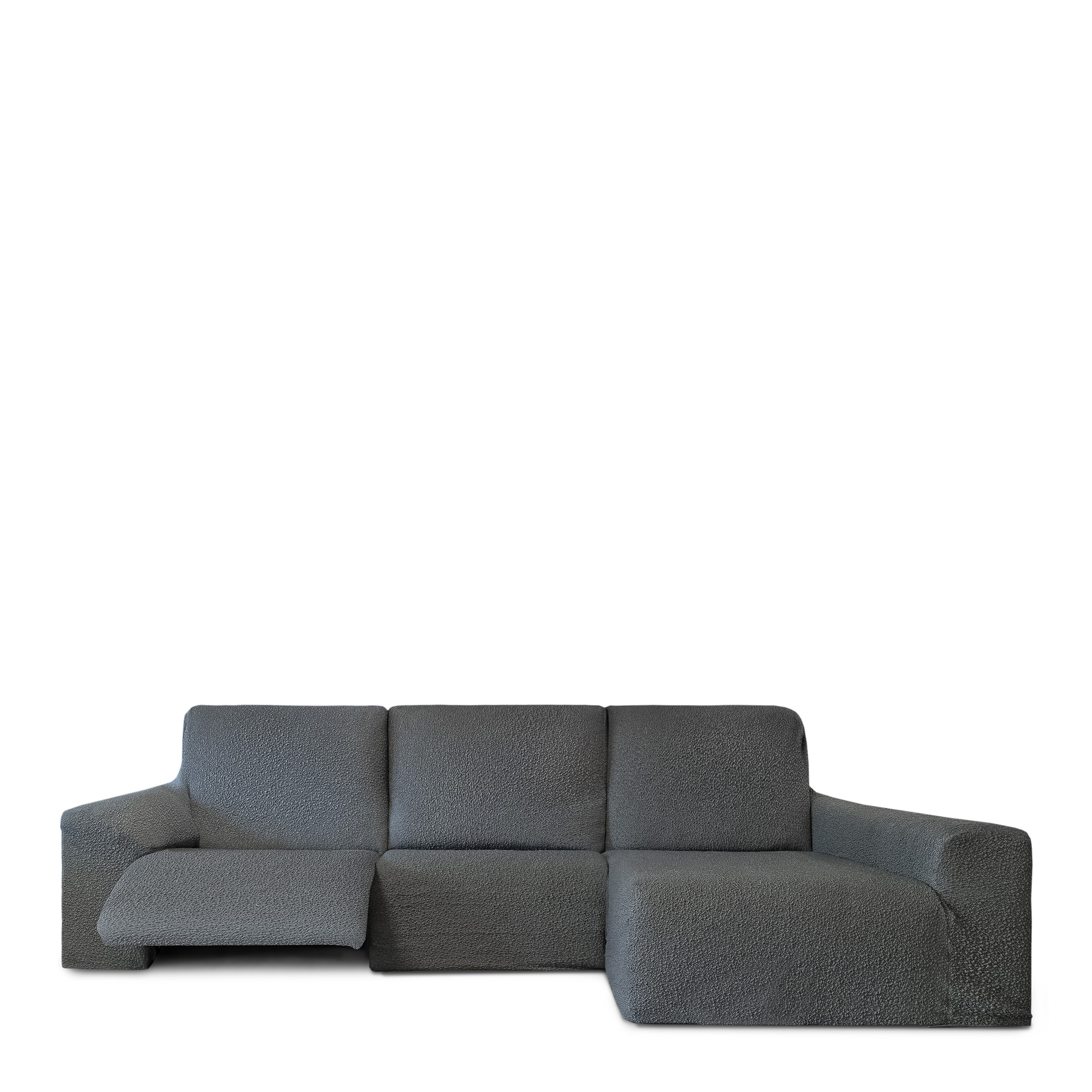 Fundas de sofa m/0 chaise longue relax premium roc derecho (Mirando de frente) c/16, Tamaño brazo largo derecha, 170x310x110cm, Fábricada en España