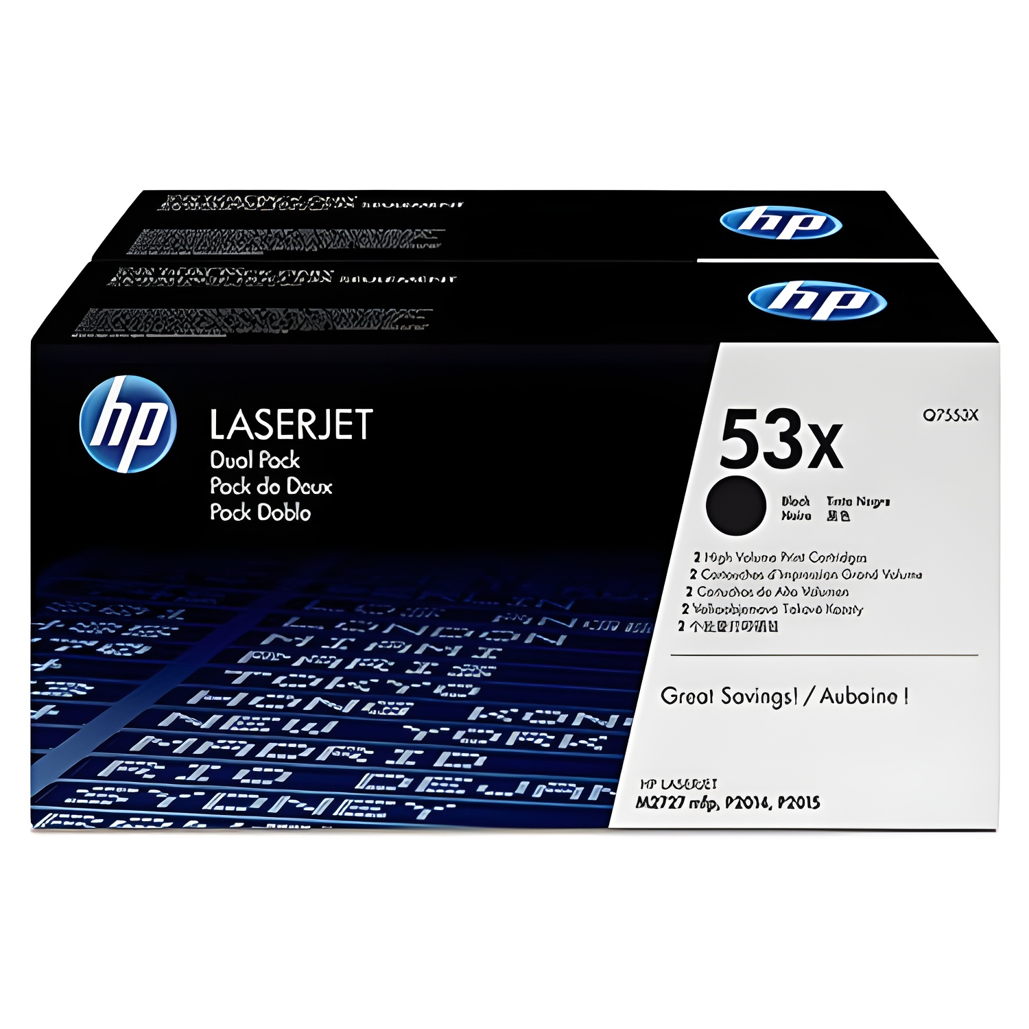 Hp toner negro 7.000 pag. pack 2 laserjet p/2014/2015/2015dn/2015n/2015x laserjet m/2727