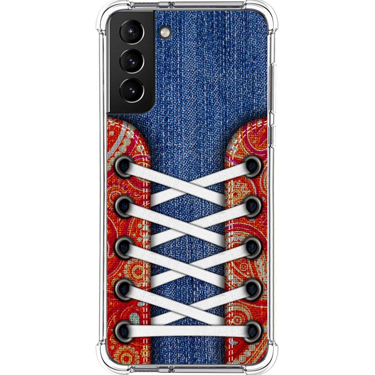 Tumundosmartphone Funda Silicona Antigolpes para Samsung Galaxy S21+ Plus 5G diseño Zapatillas 11 Dibujos