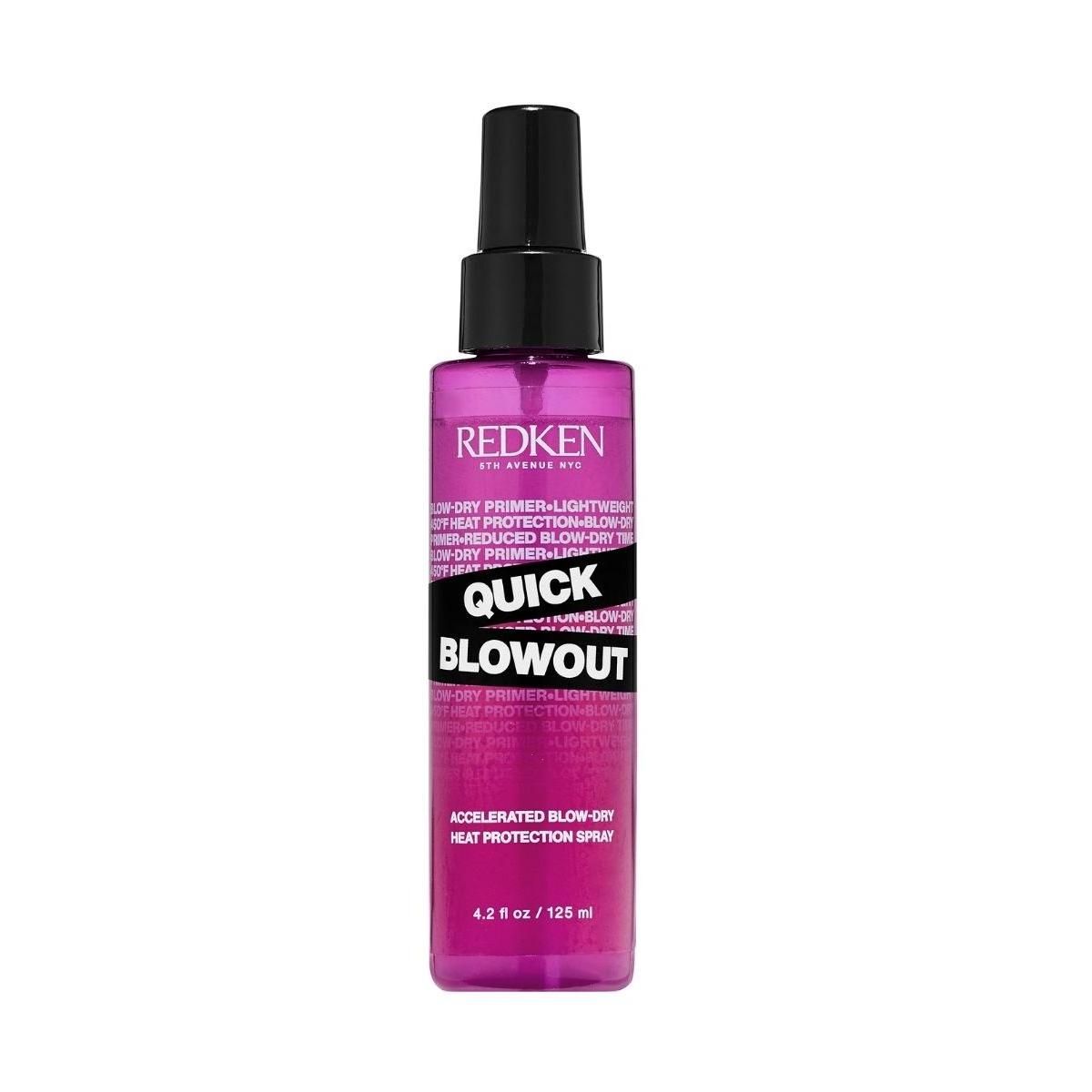 Redken - Redken Styling | Quick Blowout Gel 125ml | Spray de secado ligero para todo tipo y textura de cabello. Tiene una fórmula bifásica que, una vez agitada, acondiciona y suaviza el cabello para un secado sin esfuerzo.