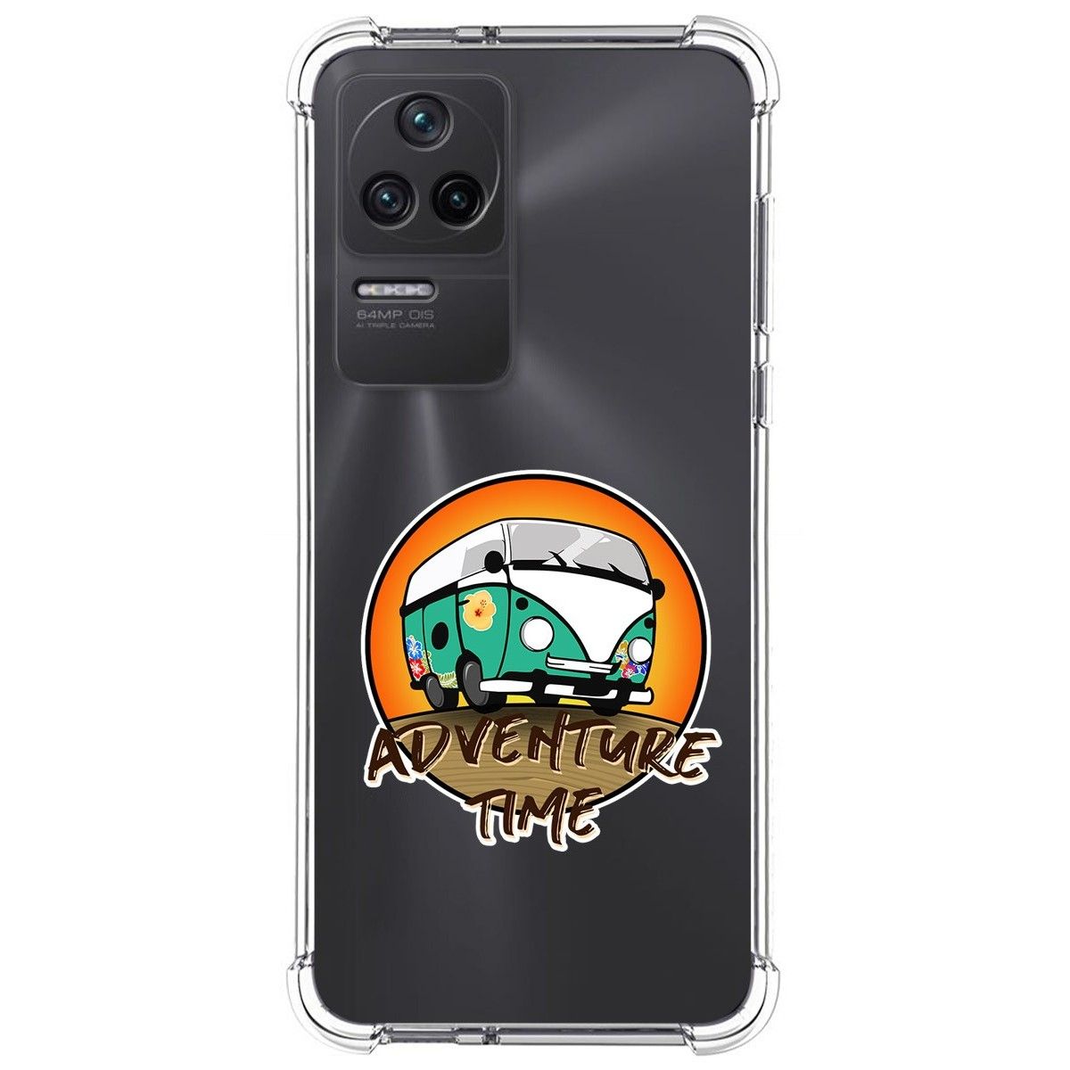 Funda Silicona Antigolpes para Xiaomi Poco F4 5G diseño Adventure Time Dibujos