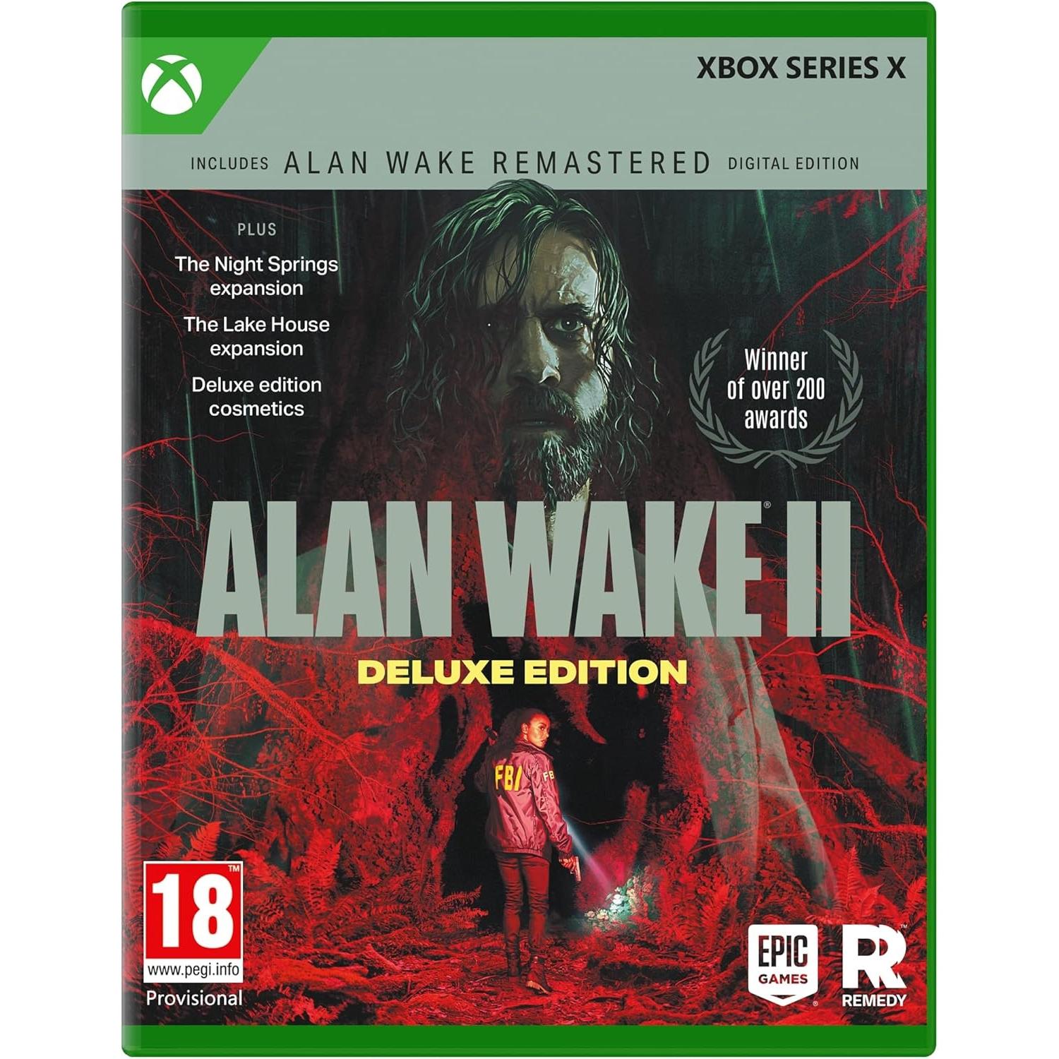 Alan Wake 2 Deluxe Edition Juego Fisico para Consola Microsoft Xbox Series X [ PAL ESPAÑA ]