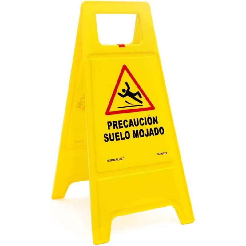 Atm señalización-rd30070-panel amarillo precaución suelo mojado (caja 10)