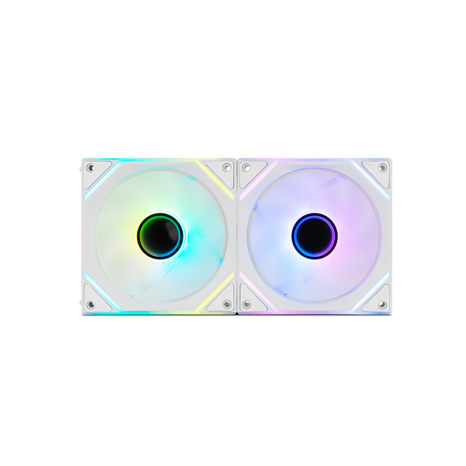 NOX XTREME PRODUCTS HUMMER PRO LINK – Kit 3 Ventiladores ARGB Magnéticos 120 mm con PWM, Conexión sin Cables, Iluminación Espejo Infinito, Silenciosos y Alta Refrigeración para PC Gaming, Color Blanco